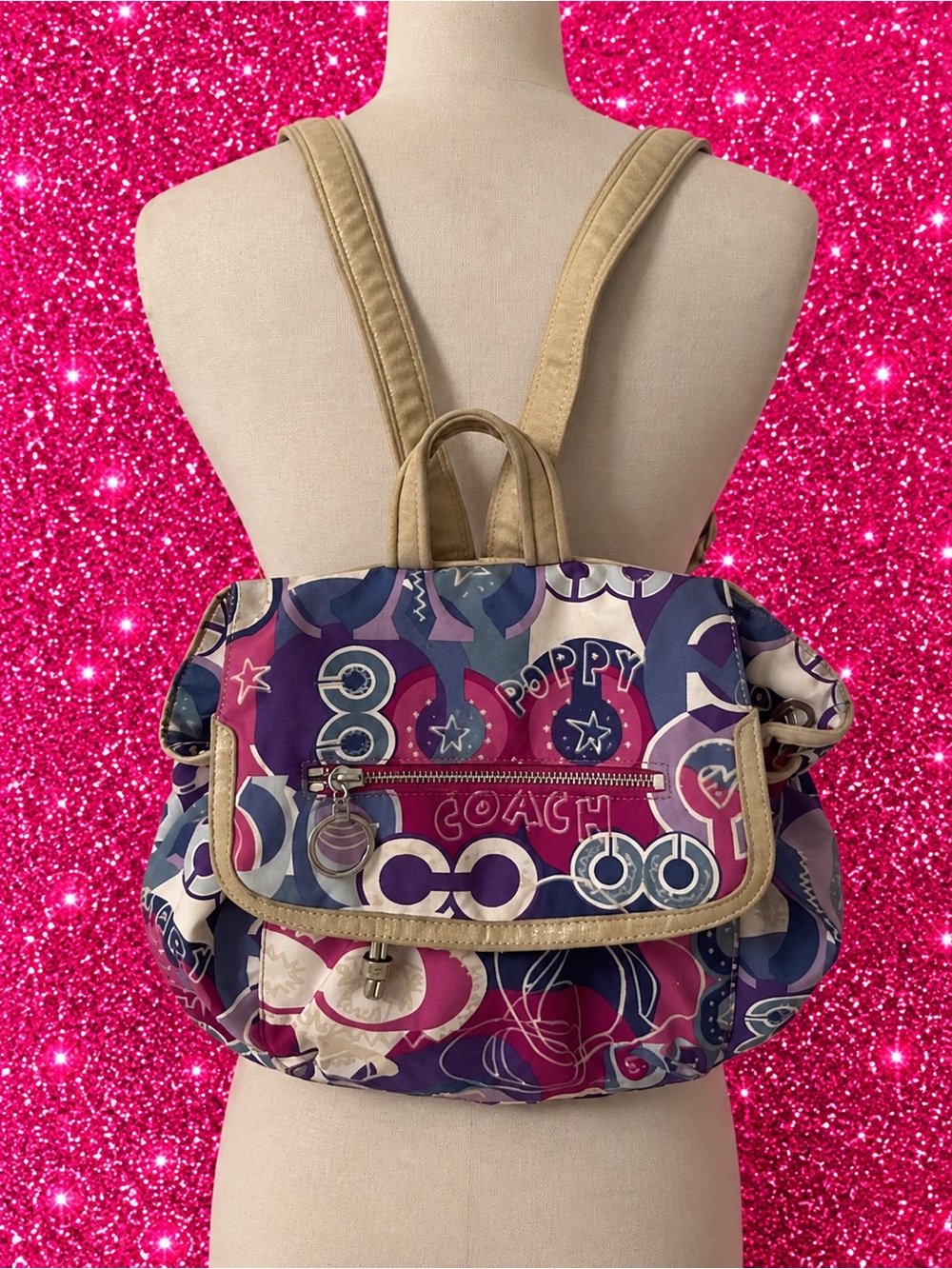 Y2K Coach🌸Poppy Limited Edition Backpack